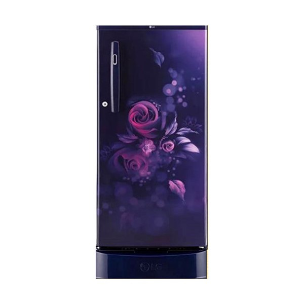 Picture of LG 185 Litre 3 Star Direct Cool Single Door Refrigerator, Blue Euphoria (GLD199OBED)